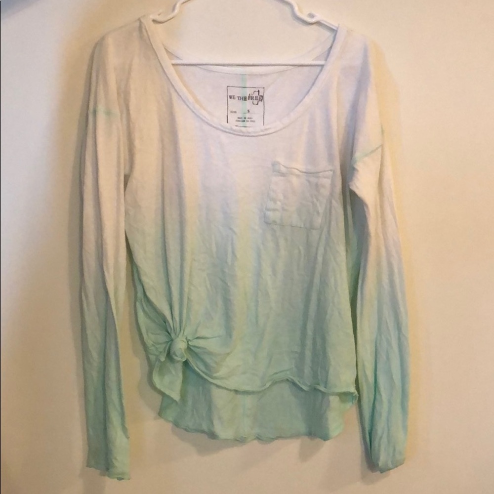 long sleeve pocket tee